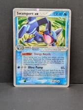 Swampert ex 98/100 Crystal Guardians Holo Rare Pokemon TCG Nintendo MP+