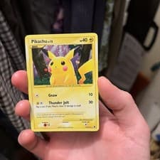 Pikachu 112/111 Rising Rivals — Holo Bleed & Swirl, See Photos For Condition!