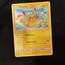 Pokémon TCG Pikachu Card McDonald's Promos 2018, Holo, 4/12 mp Condition