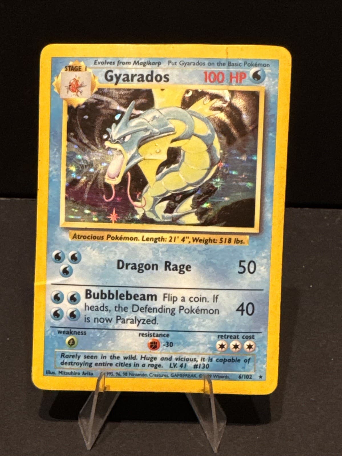 Gyarados 006/102 Base Set Holo