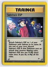 POKEMON TCG SABRINA'S ESP GYM HEROES 117/132 UNLIMITED UC NM