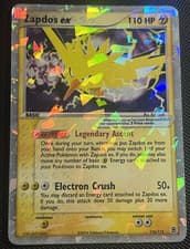 Pokémon Zapdos ex FireRed & LeafGreen Ice Holo ENG 110HP 116/112 Secret Rare