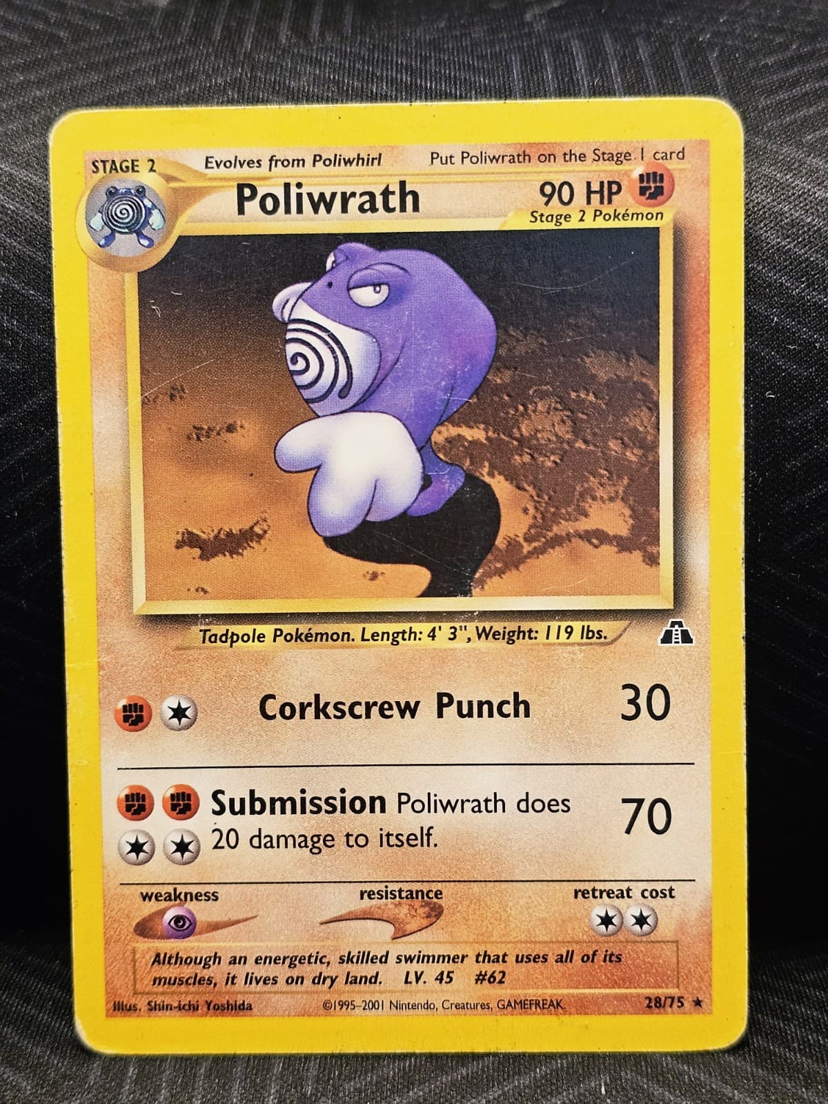 Poliwrath 28/75 Neo Discovery Regular HP
