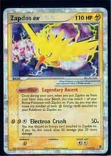 Pokemon EX FIRERED&LEAFGREEN - #116/112 Zapdos ex - Holo - ENG - HP/MP