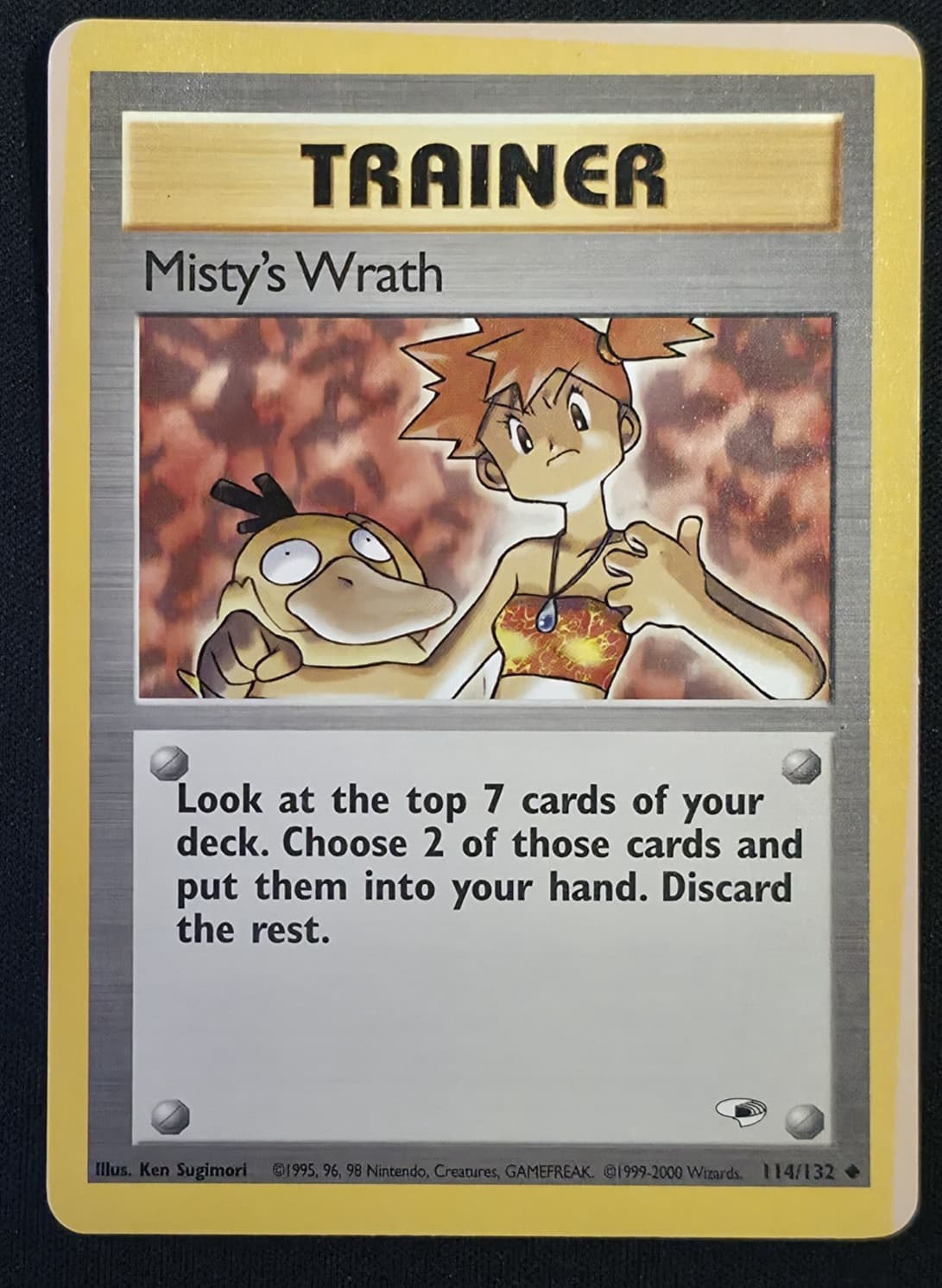 Misty's Wrath 114/132 Pokémon Gym Heroes MP