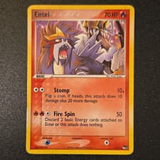 The Pokemon Company Entei POP Series 2 Holo Rare 001/017 2006 HP70 English