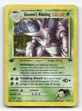 Giovanni's Nidoking 007/132 Gym Challenge 1st Edition Holofoil Pokemon