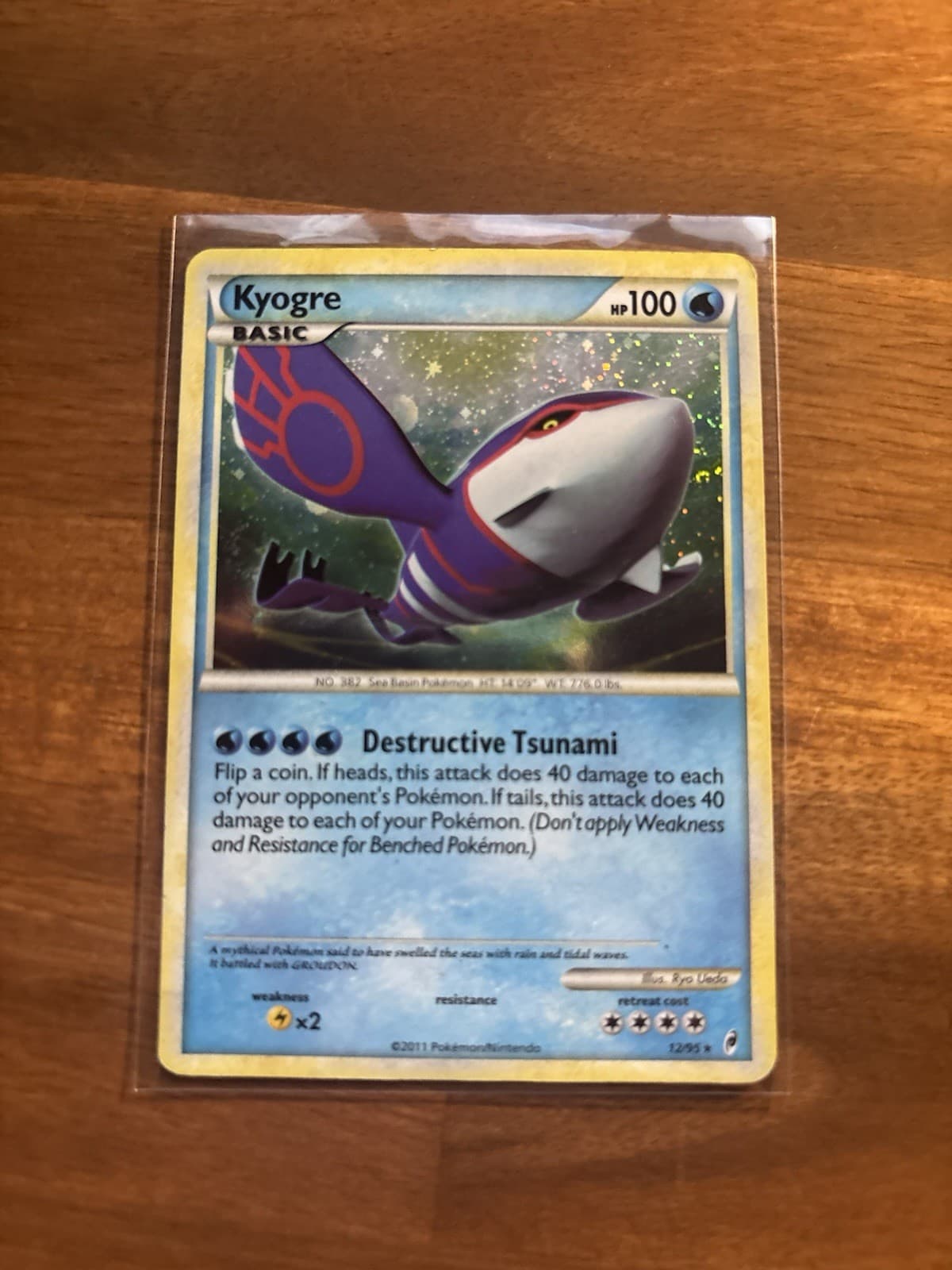 Pokemon TCG Kyogre 12/95 Call of Legends Holo Rare 100 HP English