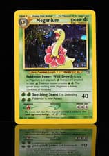 Pokemon Neo Genesis 2000 MEGANIUM 11/111 Holo Rare LP Excellent