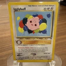 Igglybuff 40/75 Neo Discovery Pokémon TCG 2001 LP