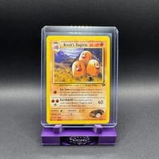 Brocks Dugtrio Pokemon Gym Challenge 22/132 Vintage Rare MP Ken Sugimori