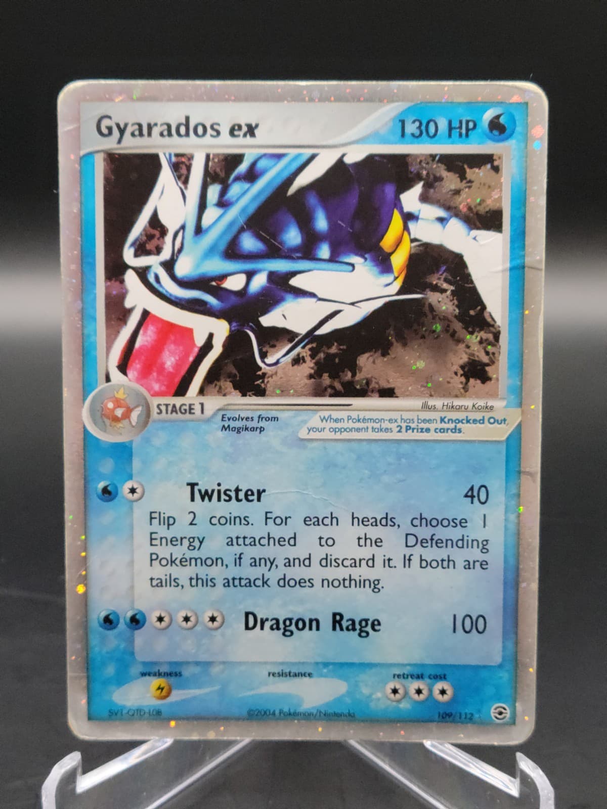 Gyarados EX Pokémon FireRed LeafGreen 109/112 Heavily Played HP