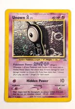 Pokémon TCG Unown [A] (33) 33/75 Unlimited Rare Neo Discovery SWIRL