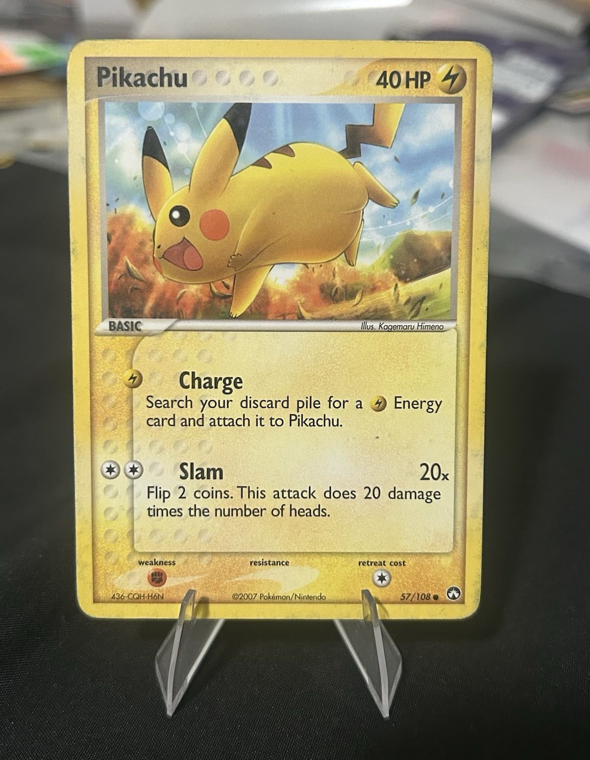 The Pokémon Company Pikachu EX Power Keepers Regular Common 40 HP 2007 #57/108