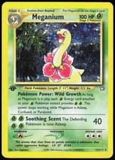 Meganium - 11/111 - Pokemon Neo Genesis 1st Edition Holo Rare Card WOTC HP