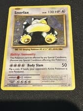 Pokémon TCG Snorlax Black Star Promo Holo Card XY179 MP