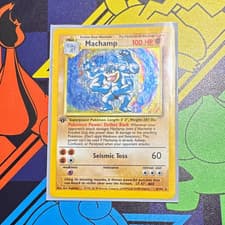 Pokemon TCG Machamp 8/102 Deck Exclusives 1st Edition Holo Rare 1995