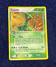 Pokemon TCG Sceptile 4/17 POP Series 1 Holo Rare English 2004