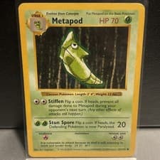 Metapod 054/102 Base Set (Shadowless) Regular Pokémon 