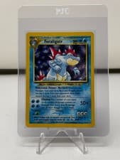 Feraligatr- 4/111- Neo Genesis- Holo Rare- English-Unlimited- Pokemon Card-HP
