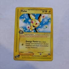 Pokemon Pichu Non Holo Expedition Base Set e-Reader 58/165 LP