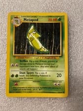 Metapod 054/102 Base Set (Shadowless) Regular