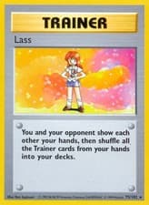SHADOWLESS Lass 75/102 - Base Set (96) Rare Trainer - WOTC Pokemon Card