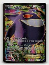Gengar EX (114 Full Art) 114/119 XY - Phantom Forces Holofoil Pokemon