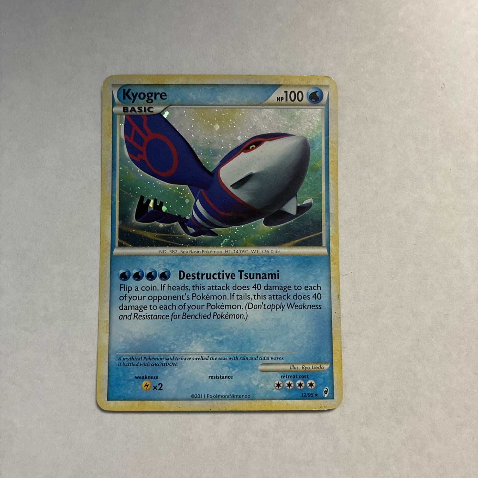 Kyogre 12/95 Call of Legends Holo