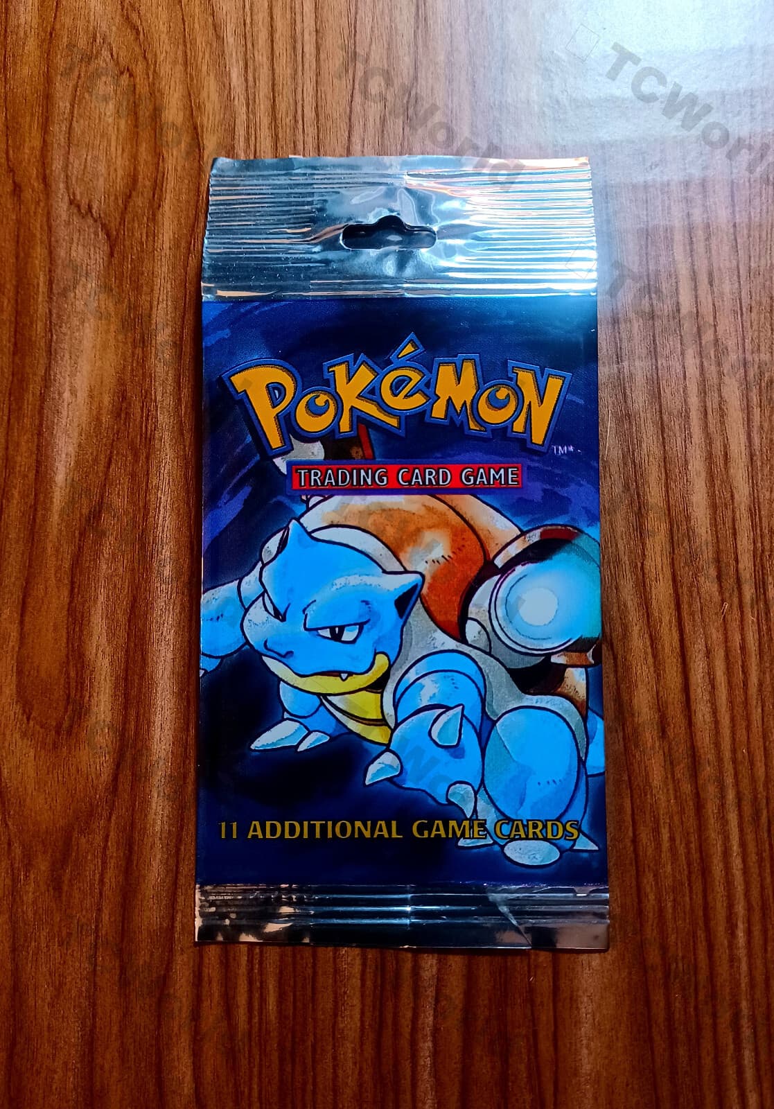 Pokemon TCG Base Set 1999 Empty Wrapper Pack "Blastoise Cover" #3