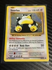 Pokemon TCG - Snorlax - XY179 - XY Black Star Promos Holo Card
