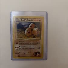 Pokémon Vintage Non-Holo Rare Brock's Dugtrio Gym Challenge 22/132  WotC