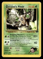 Gym Challenge Giovanni's Pinsir #24/132 Pokémon TCG Single Card