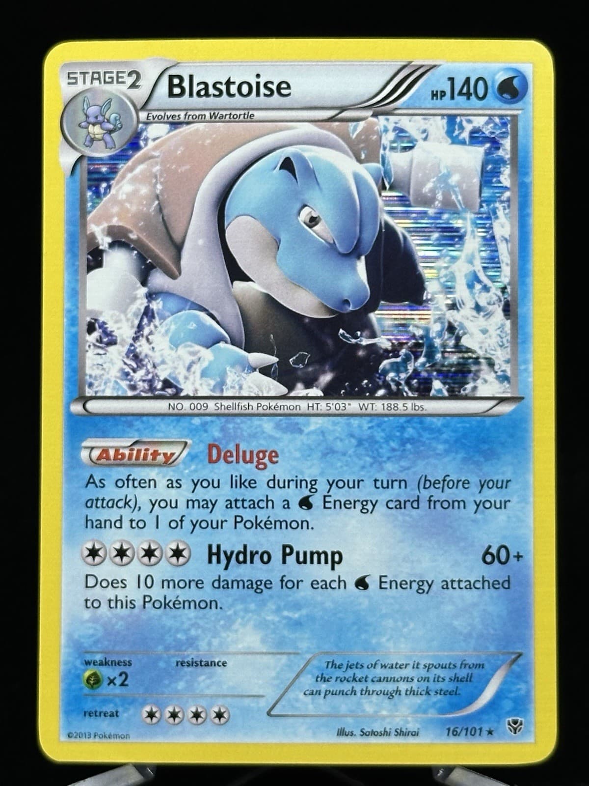 Pokémon – Blastoise – #16/101 – Plasma Blast – Holo Rare