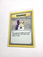 IMPOSTOR PROFESSOR OAK - 73/102 - Base Set SHADOWLESS - Pokemon Card - EXC