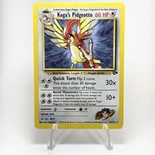 Koga’s Pidgeotto Rare 27/132 Gym Challenge Pokemon TCG Card Lightly Played