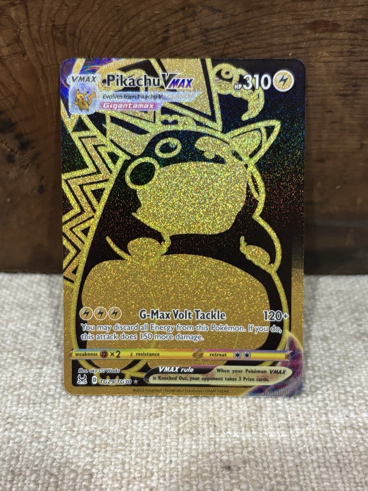Pikachu VMAX (Secret) TG29/TG30 Swsh11: Lost Origin Trainer Gallery Holo