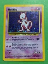 Mewtwo 010/102 Base Set Holo Pokémon, MP