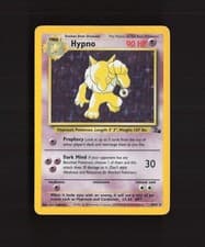 Hypno 8/62 WOTC Fossil Unlimited Holo Rare Pokemon Card