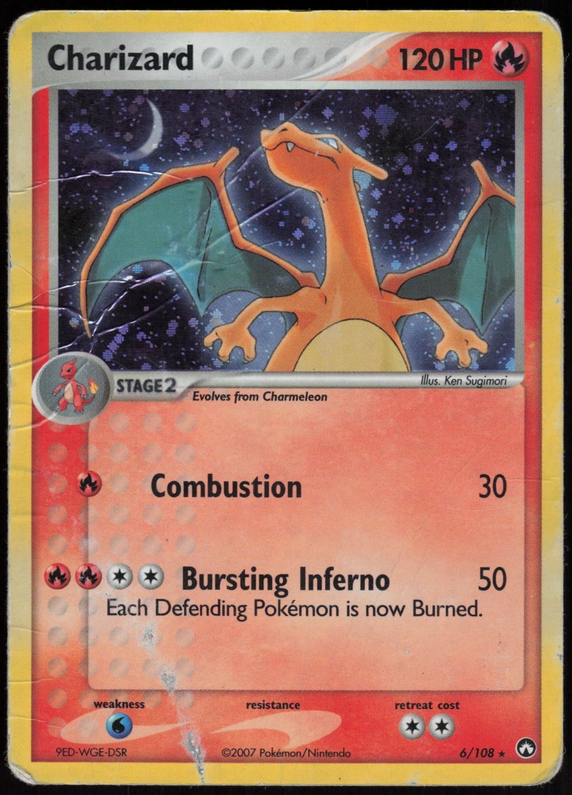 Charizard Holo Rare Power Keepers 6/108 HP