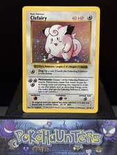 Pokemon Card Clefairy 5/102 Base Set SHADOWLESS Holo Rare WOTC Light Play