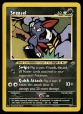 Sneasel 24/64 Non Holo Unlimited Rare 2001 Neo Revelation Pokemon