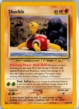 Shuckle 51/64 Common Neo Revelation Pokemon Lightly Played