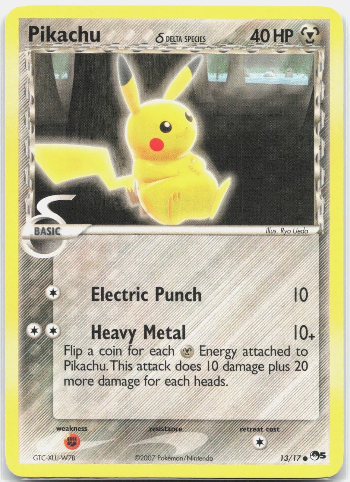 Pikachu (Delta Species) Common POP Series 5 POP Metal 013/017 2026 LP