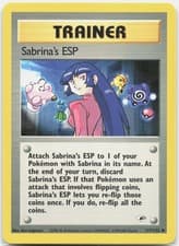 Sabrina's ESP Uncommon Gym Heroes G1 Trainer Unlimited 117/132 2000 NM