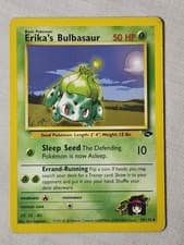 Played (LP) Erika's Bulbasaur - Non-Holo #39 Gym Challenge  Pokemon TCG