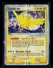 Pokemon 2004 EX FireRed & LeafGreen Zapdos EX #116/112