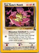 Team Rocket's Meowth Promo WoTC Promo 18/53 NM