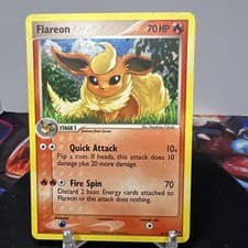 Pokémon TCG Flareon Holo Rare Card 2/17 Pop Series 3 LP/MP
