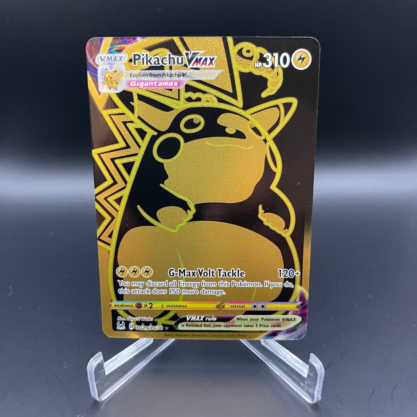 Pikachu VMAX (Secret) Holo Rare SWSH11: Lost Origin Trainer Gallery TG29/TG30 NM